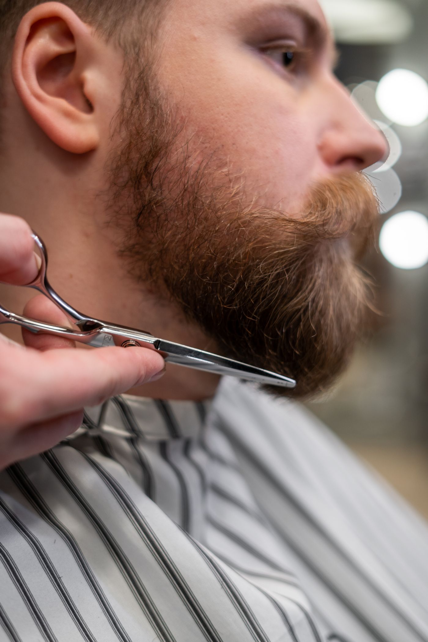 Barber tools laid out