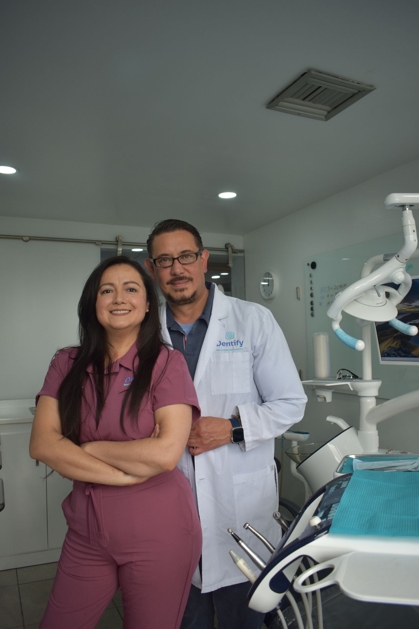 Our dental team in the clinic