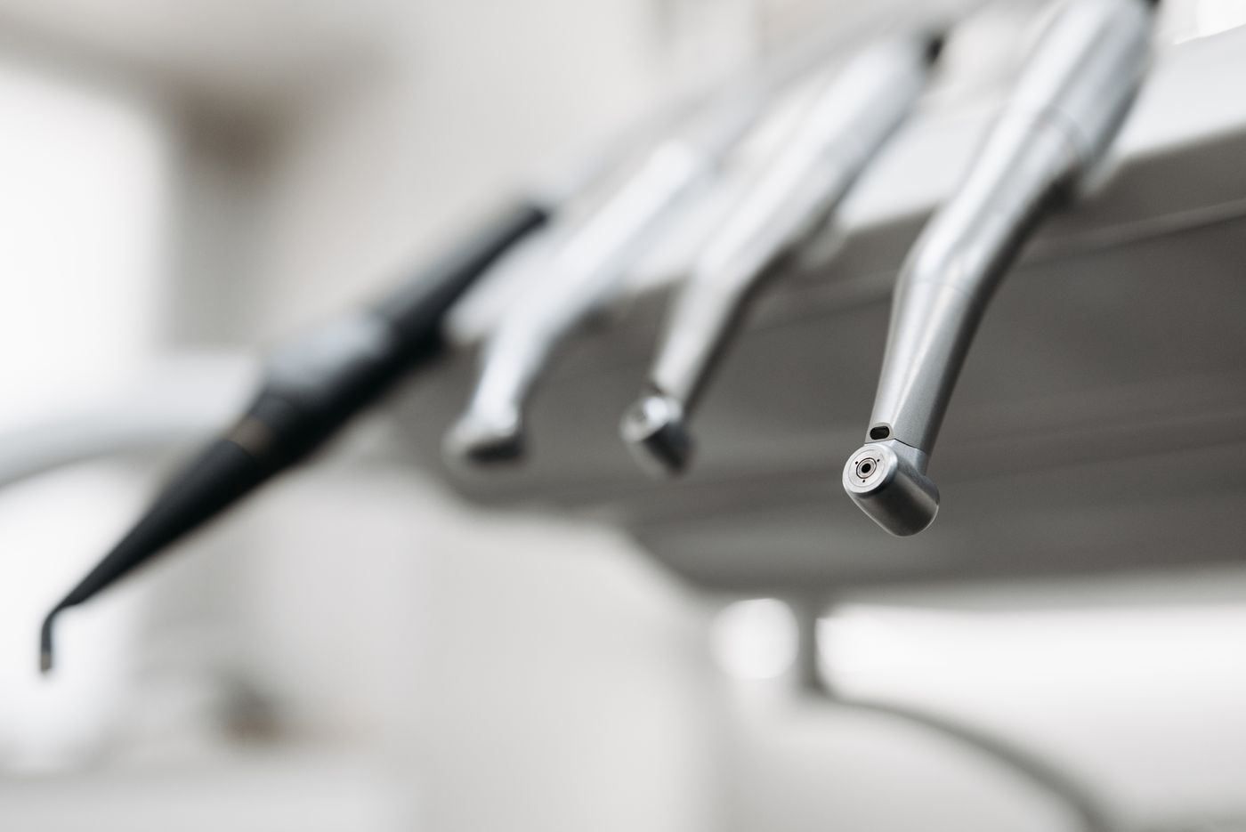 Sterile modern dental instruments